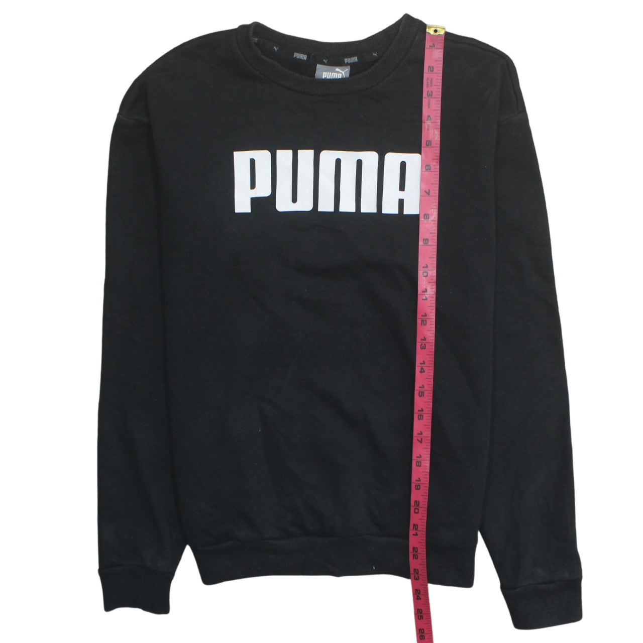 Womens UK Size XS PUMA Black Pullover Sweatshirt