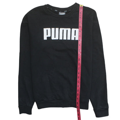 Womens UK Size XS PUMA Black Pullover Sweatshirt