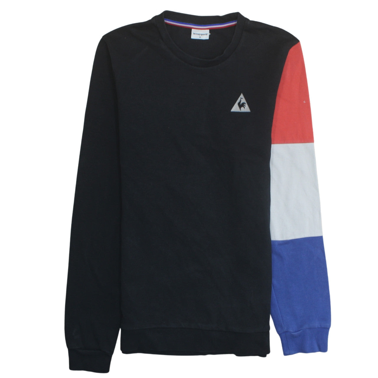 Mens UK Size M le coq sportif Black Pullover Sweatshirt