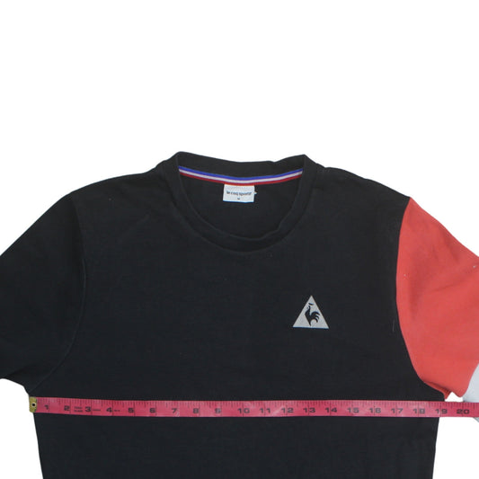 Mens UK Size M le coq sportif Black Pullover Sweatshirt
