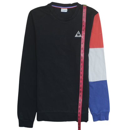 Mens UK Size M le coq sportif Black Pullover Sweatshirt