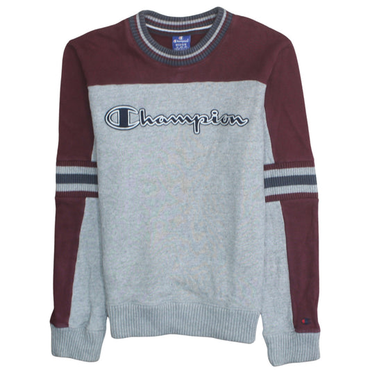 Mens UK Size M Champion Grey Pullover Sweatshirt
