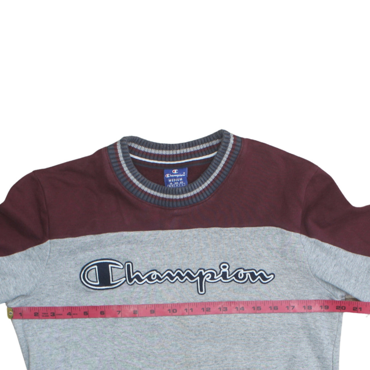 Mens UK Size M Champion Grey Pullover Sweatshirt