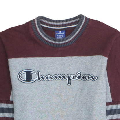 Mens UK Size M Champion Grey Pullover Sweatshirt