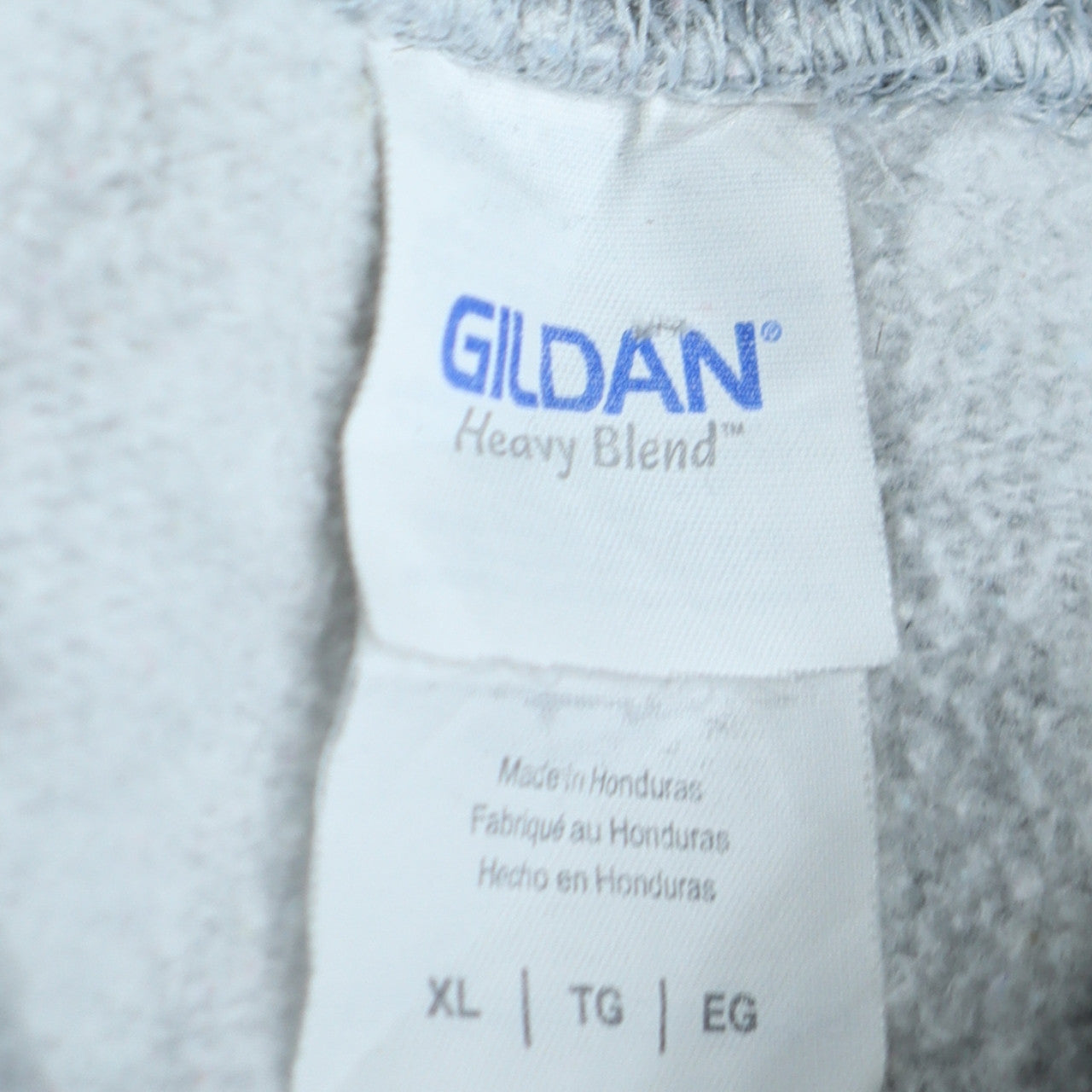 Mens UK Size XL Gildan Grey Pullover Hoodie