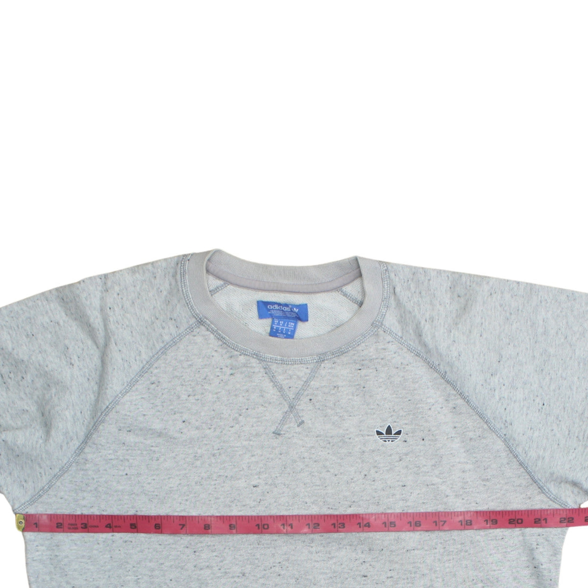 Mens UK Size M adidas Grey Pullover Sweatshirt