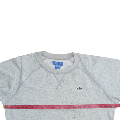 Mens UK Size M adidas Grey Pullover Sweatshirt