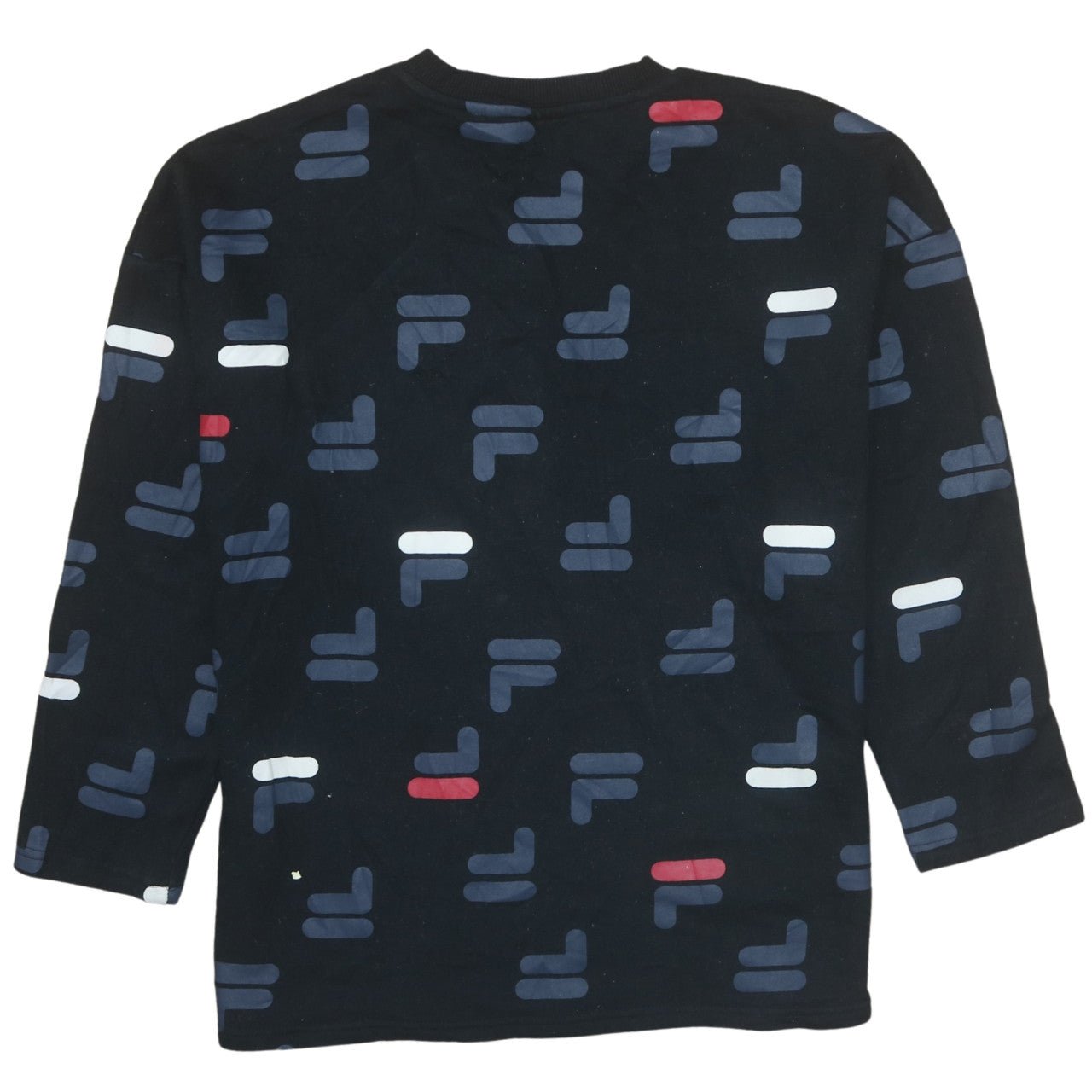 Womens UK Size M FILA Black Pullover Sweatshirt