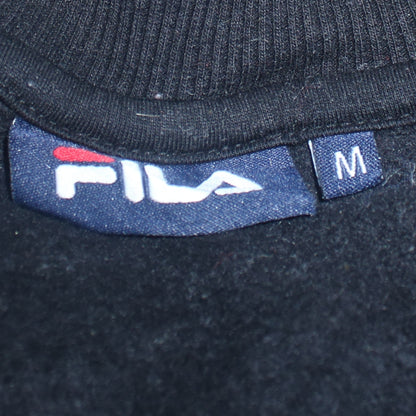 Womens UK Size M FILA Black Pullover Sweatshirt