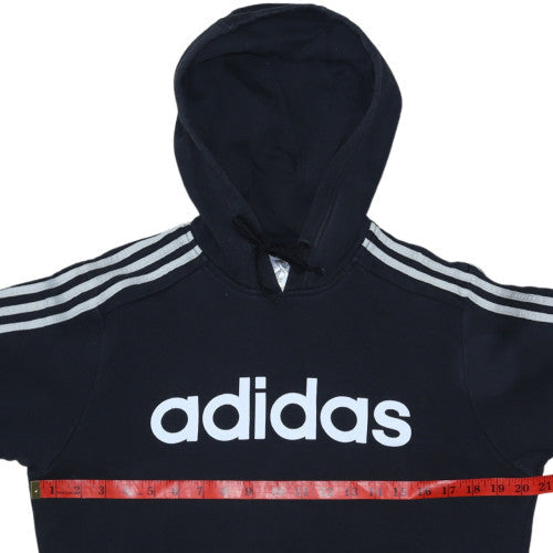 Mens UK Size S adidas Black Pullover Hoodie