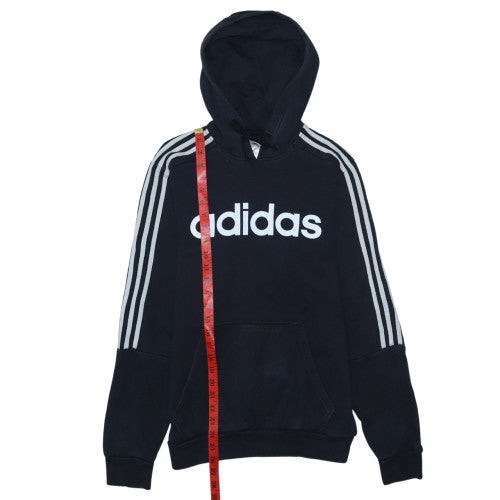 Mens UK Size S adidas Black Pullover Hoodie