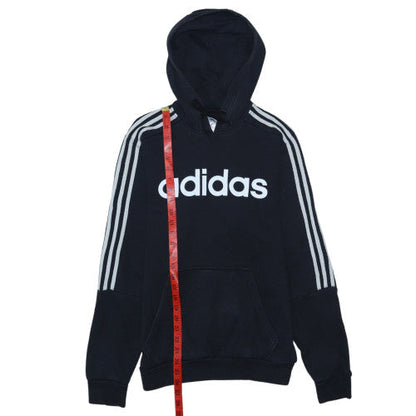 Mens UK Size S adidas Black Pullover Hoodie