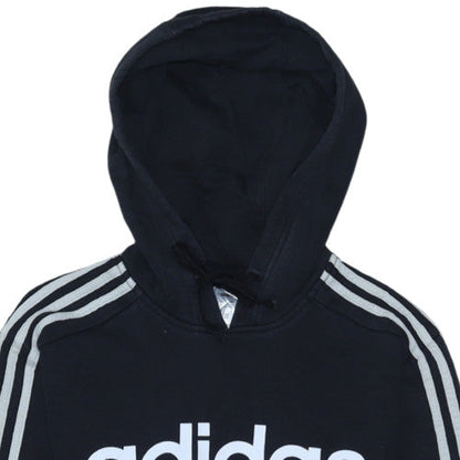 Mens UK Size S adidas Black Pullover Hoodie