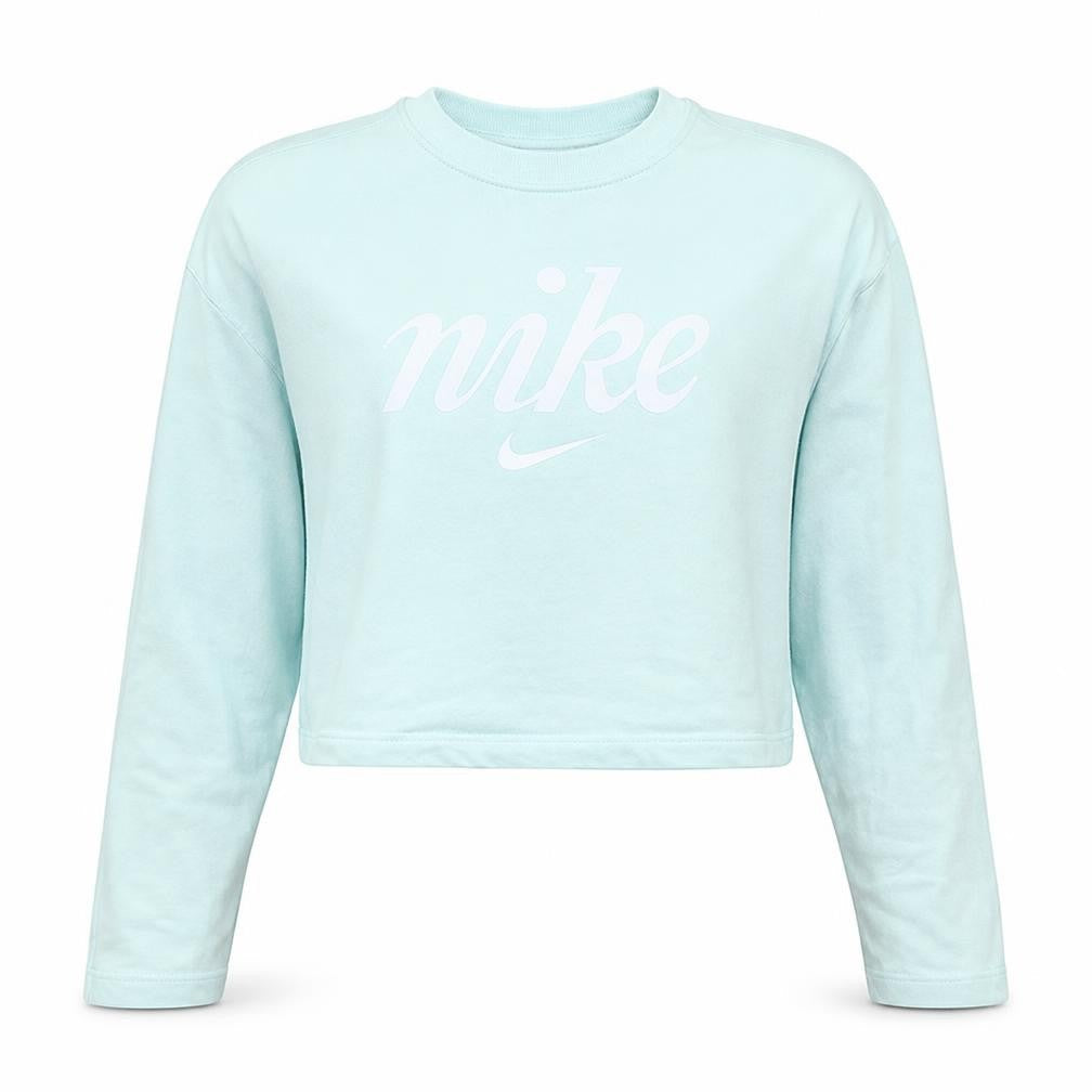 Womens UK Size M Nike Blue Pullover Sweatshirt