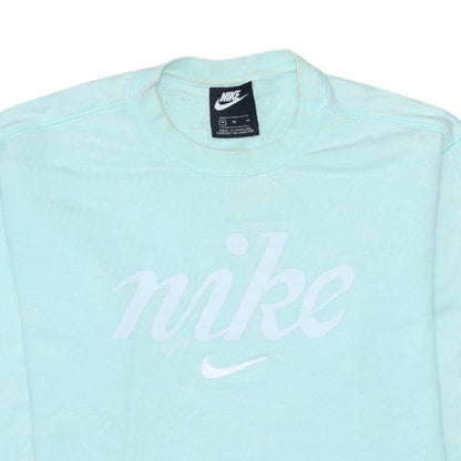 Womens UK Size M Nike Blue Pullover Sweatshirt