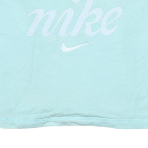 Womens UK Size M Nike Blue Pullover Sweatshirt