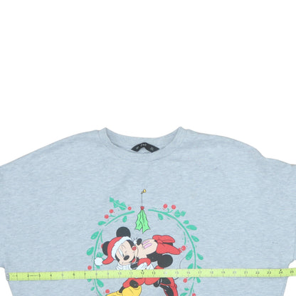 Womens UK Size 10 Disney Grey Pullover Sweatshirt