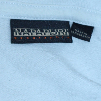 Mens UK Size M Napapijri White Pullover Hoodie