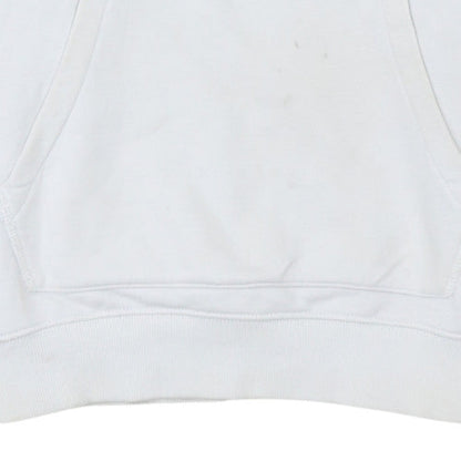 Mens UK Size M Napapijri White Pullover Hoodie