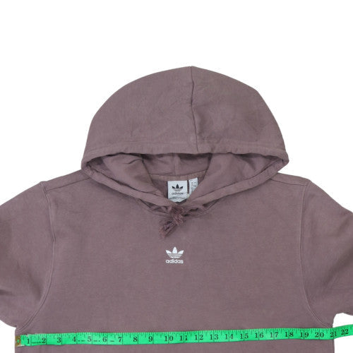 Womens UK Size 12 adidas Brown Pullover Hoodie