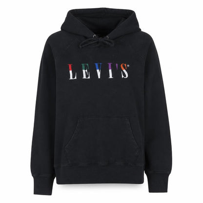 Womens UK Size L Levi's Black Pullover Hoodie