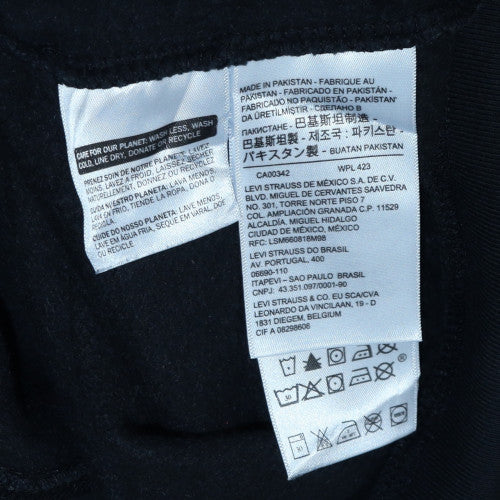 Womens UK Size L Levi's Black Pullover Hoodie