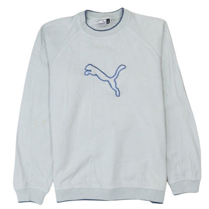 Mens UK Size S PUMA Blue Pullover Sweatshirt