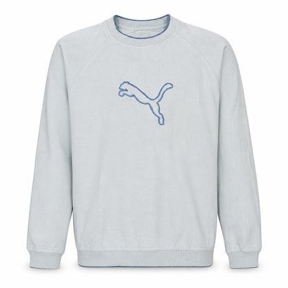 Mens UK Size S PUMA Blue Pullover Sweatshirt