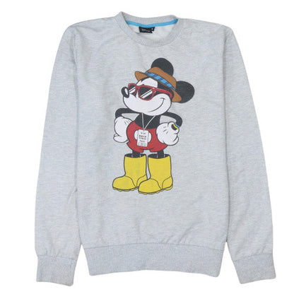 Mens UK Size M Disney Grey Pullover Sweatshirt