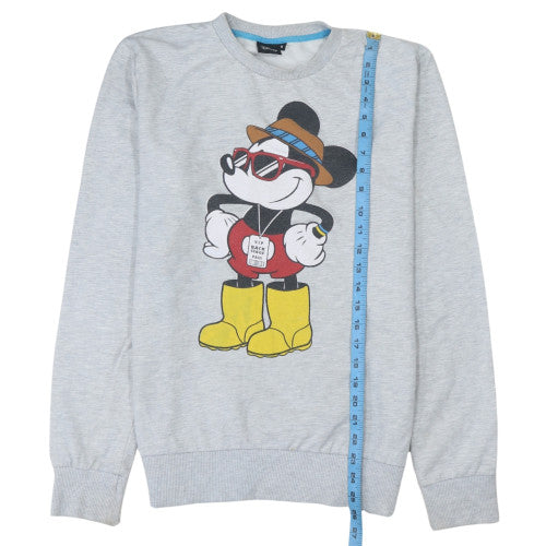 Mens UK Size M Disney Grey Pullover Sweatshirt