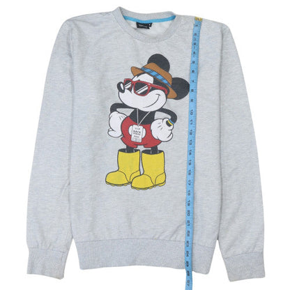 Mens UK Size M Disney Grey Pullover Sweatshirt