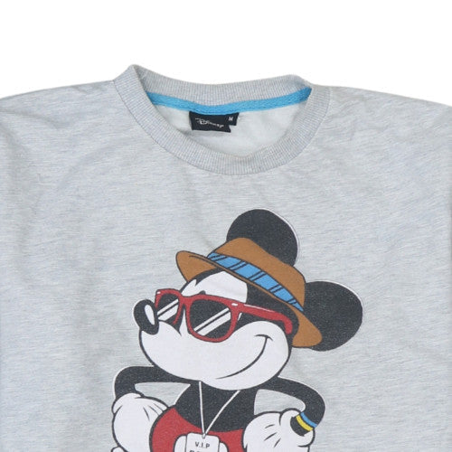 Mens UK Size M Disney Grey Pullover Sweatshirt