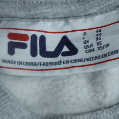 Mens UK Size XS FILA Grey Pullover Sweatshirt
