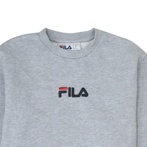 Mens UK Size XS FILA Grey Pullover Sweatshirt