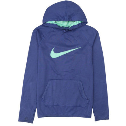 Womens UK Size S Nike Blue Pullover Hoodie