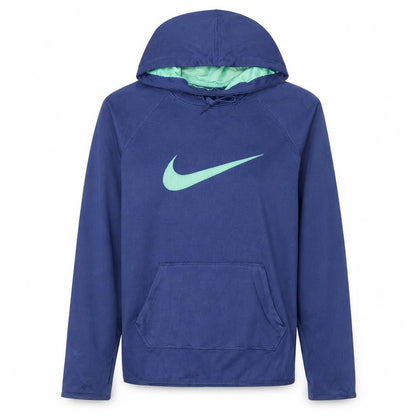 Womens UK Size S Nike Blue Pullover Hoodie