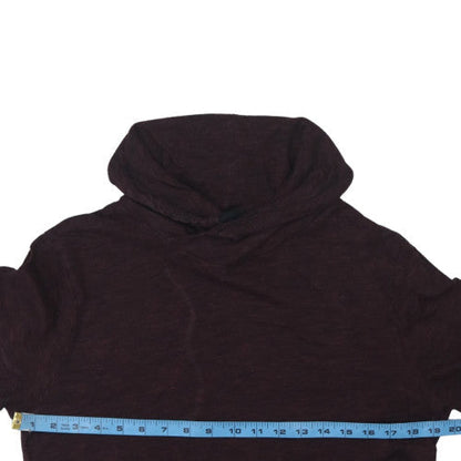 Mens UK Size M Ralph Lauren Brown Pullover Hoodie
