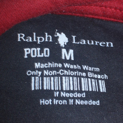 Mens UK Size M Ralph Lauren Brown Pullover Hoodie