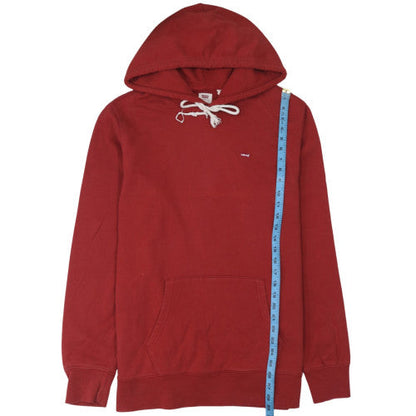 Mens UK Size L Levi's Red Pullover Hoodie