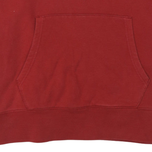 Mens UK Size L Levi's Red Pullover Hoodie
