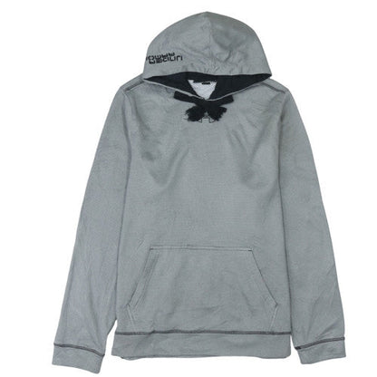 Mens UK Size L Under armour Grey Pullover Hoodie