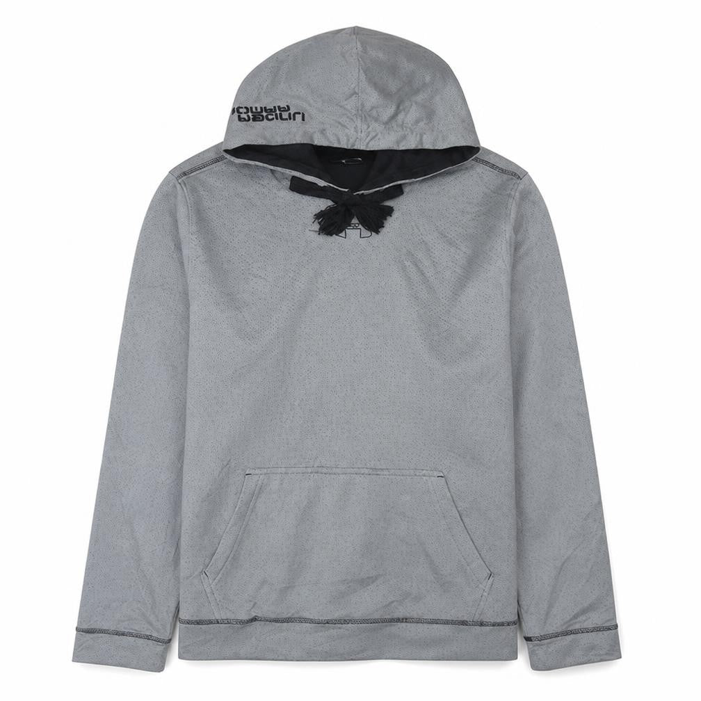 Mens UK Size L Under armour Grey Pullover Hoodie