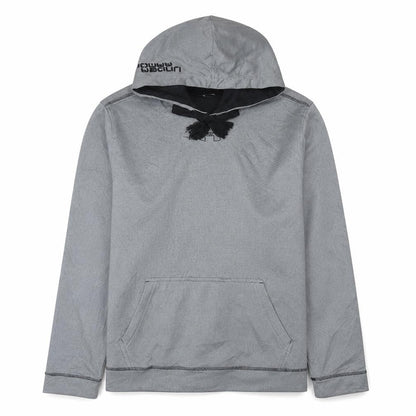 Mens UK Size L Under armour Grey Pullover Hoodie