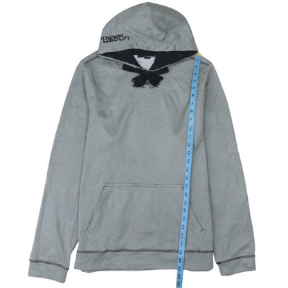 Mens UK Size L Under armour Grey Pullover Hoodie