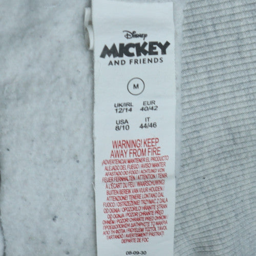 Womens UK Size M Disney Grey Pullover Sweatshirt