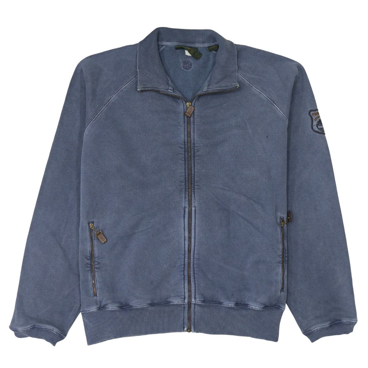 Mens UK Size M Timberland Blue Full Zip Sweatshirt