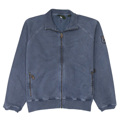 Mens UK Size M Timberland Blue Full Zip Sweatshirt