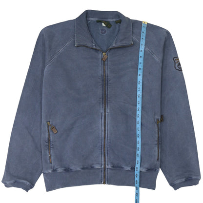 Mens UK Size M Timberland Blue Full Zip Sweatshirt