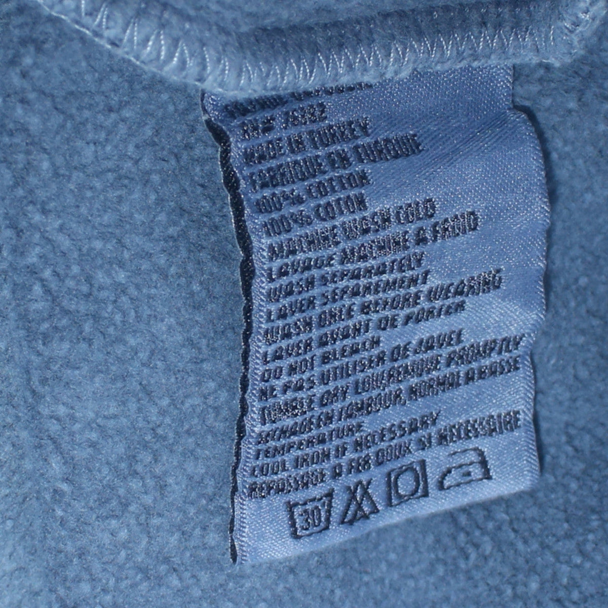 Mens UK Size M Timberland Blue Full Zip Sweatshirt
