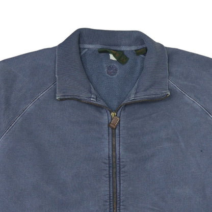 Mens UK Size M Timberland Blue Full Zip Sweatshirt
